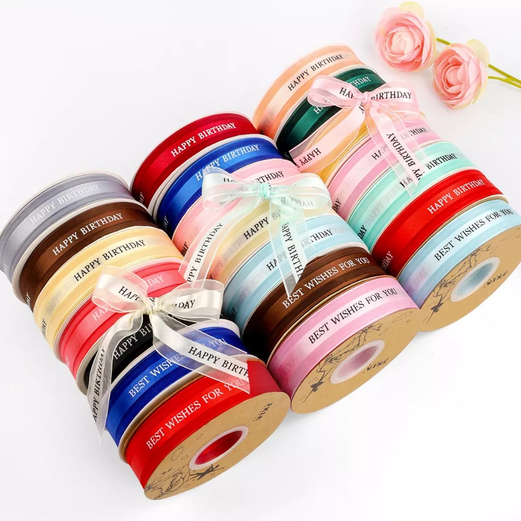 

V - PERROLL KOREAN PITA LACE 2.5CM X 50MTR- PITA BEST WISHES FOR YOU - PITA HAPPY BIRTHDAY