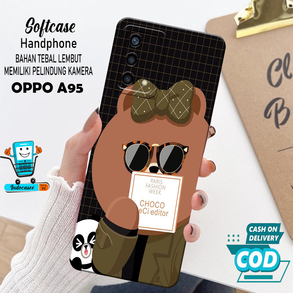 Case Hp OPPO A95 - Softcase OPPO A95 Terbaru - Casing OPPO A95 - Kesing OPPO A95 - Silikon OPPO A95 