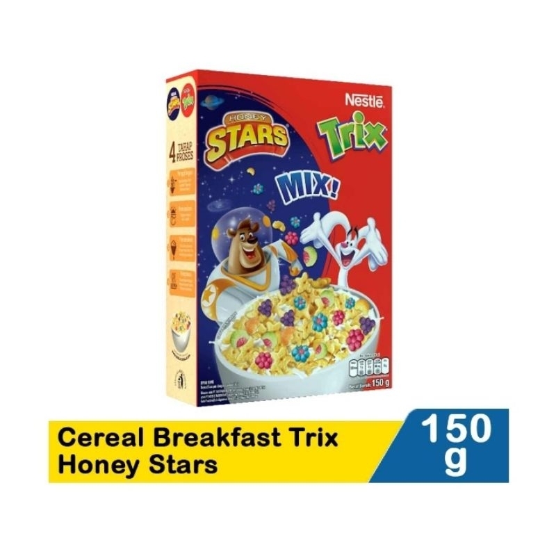 

netsle cereal breakfast trix honey stars 150 gram