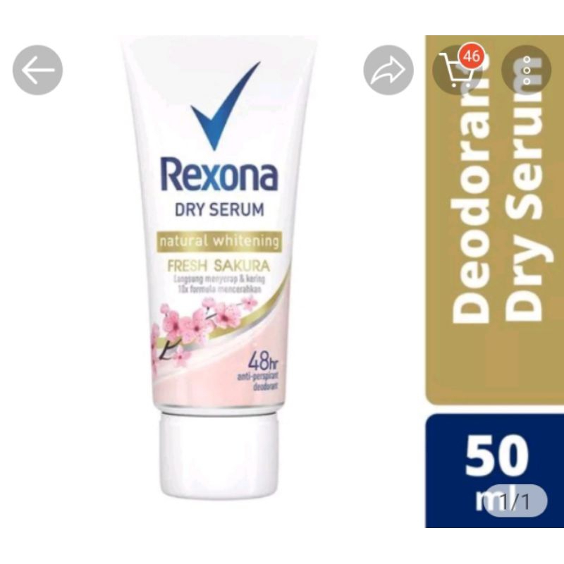 REXONA DEODORANT DRY SERUM FRESH 50ml