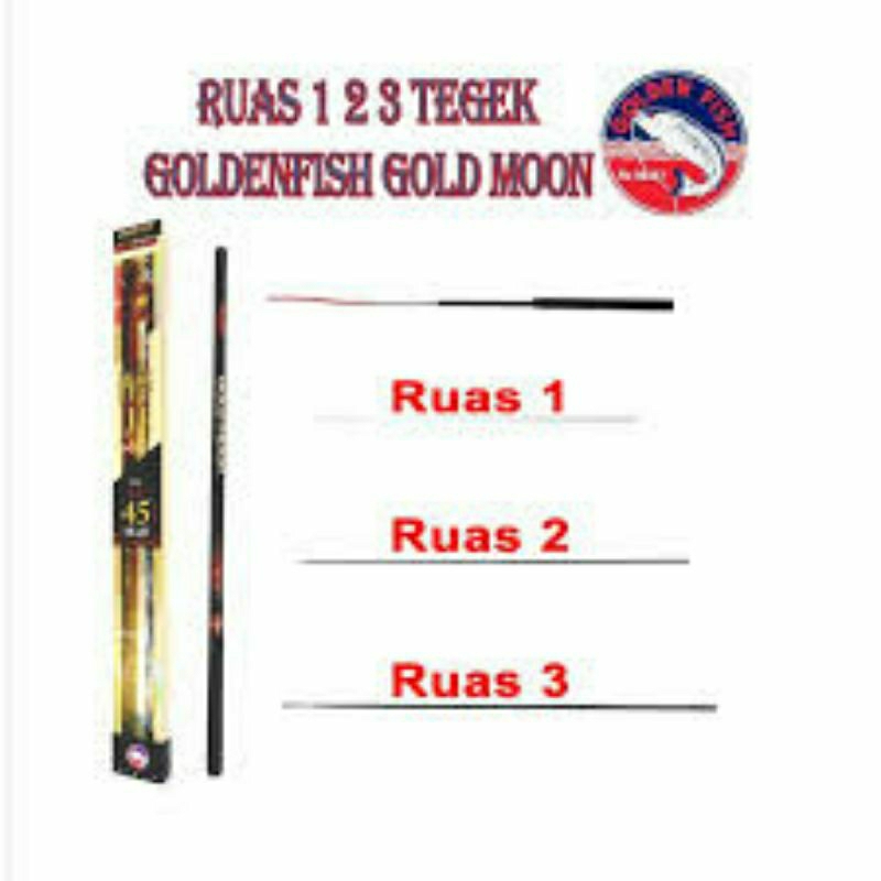 Ruas 123 Joran Tegek GOLDENFISH GOLD MOON