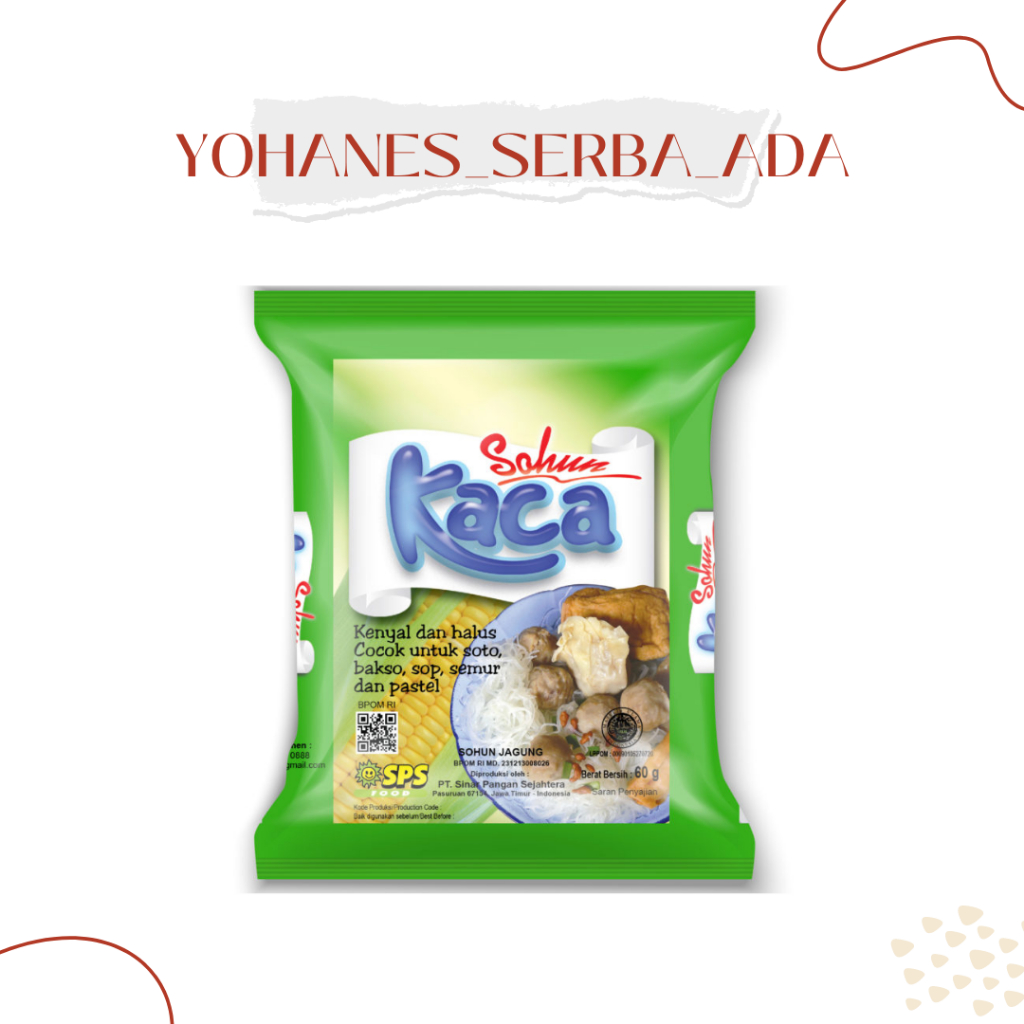 

SOHUN KACA PER-BUNGKUS 60GR