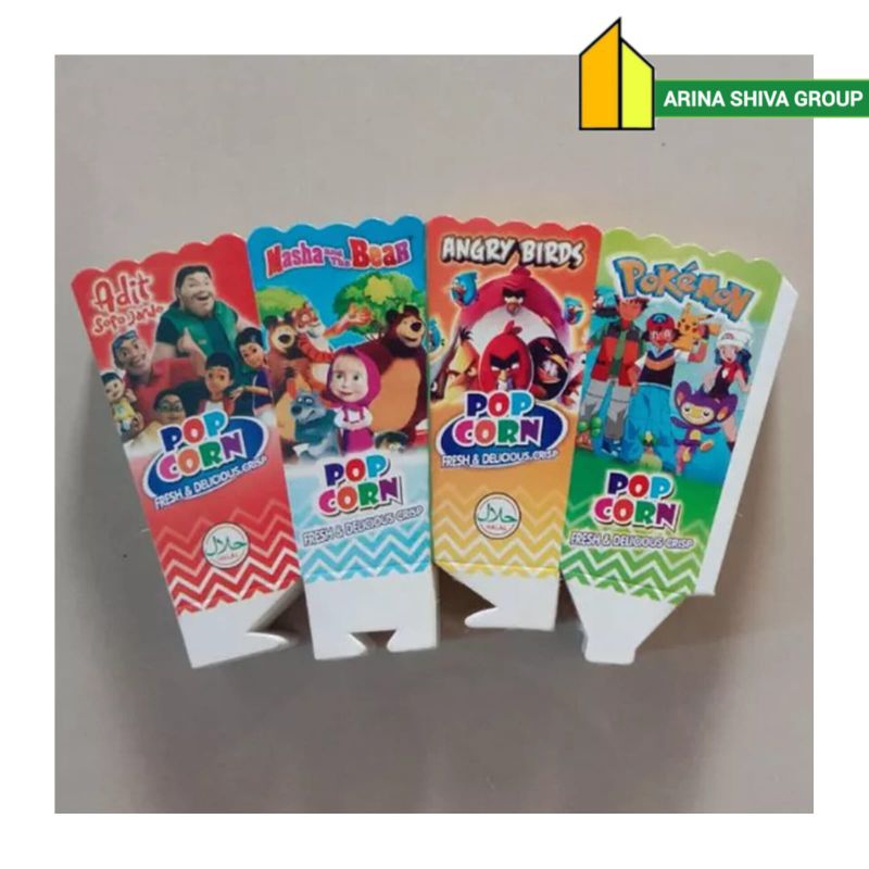 

500 LEMBAR KERTAS POPCORN 12 × 6 PAPER CRAFT KARTON POPCORN BERKUALITAS | KARDUS KEMASAN POPCORN UKURAN 12 × 6 PRODUK TERBARU | CENTRAL JAYA ABADI | ARINA SHIVA GROUP 1129