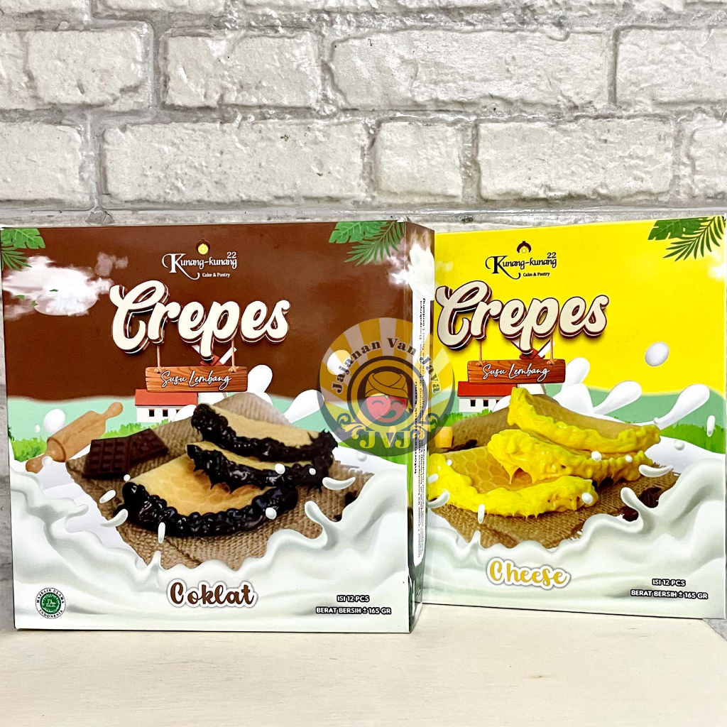 

Kunang Kunang Crepes Susu Lembang Rasa Coklat Keju - Oleh Oleh Bandung