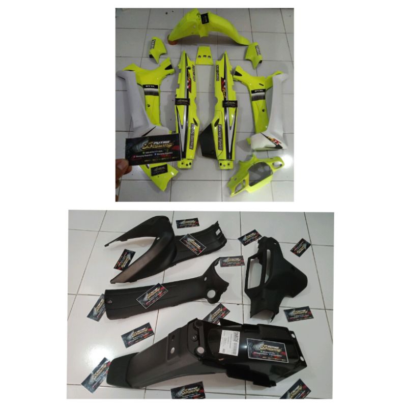 Body Set Halus kasar lampu Yamaha Fizr Fiz r SS Two Hijau Stabilow Custome