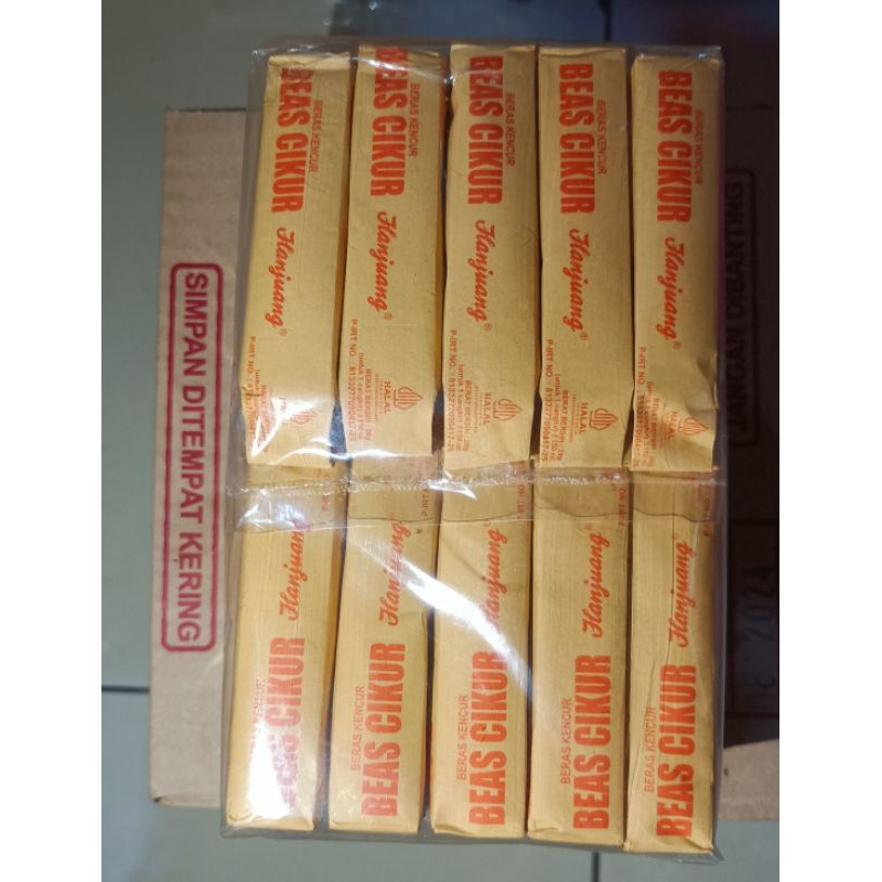 

(PROMO) BEAS CIKUR HANJUANG KEMASAN PLASTIK || ISI 40 BKS