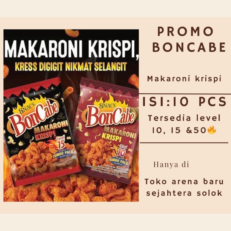 

BONCABE makaroni krispi