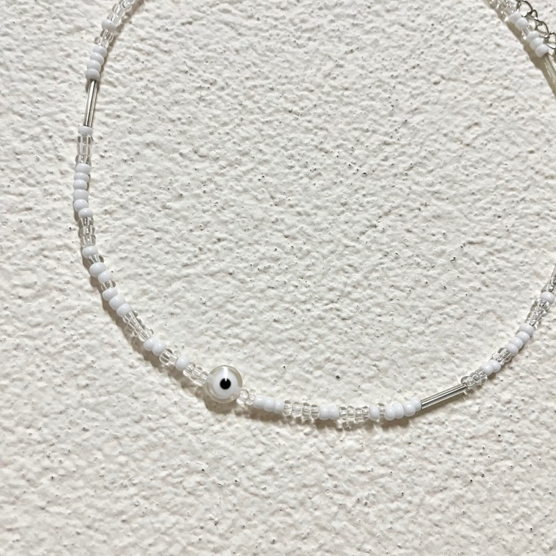 kalung evil eye / kalung manik / kalung korea / simple necklace / evil eye necklace