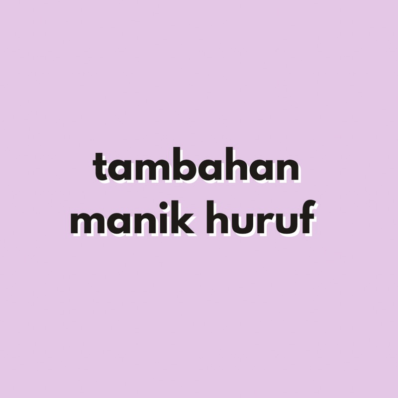 request tambahan manik huruf / custom order gelang / gelang manik / cincin manik / gelang custom