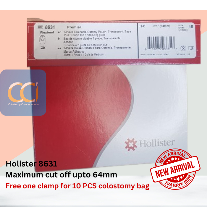 Colostomy Bag | Kantong Kolostomi | Colostomy Bag Hollister 8631 / Holister 8631