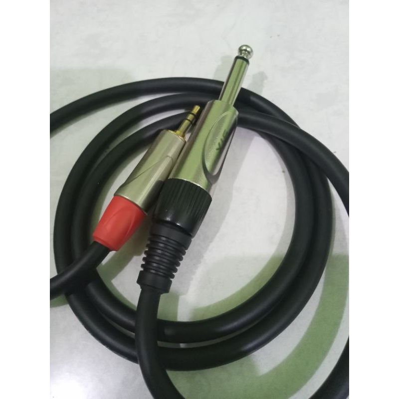 kabel audio mixer jek 3.5mm to jek ts 6,5mm 10 METER