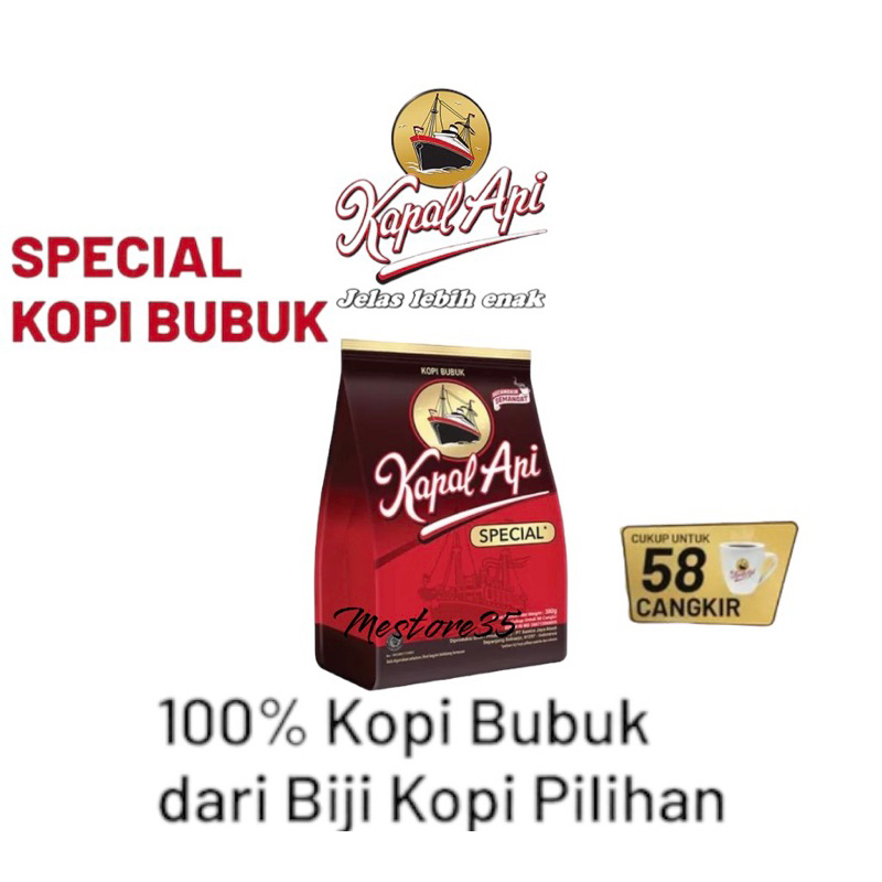 

Kopi Kapal Api Special Merah 380gr