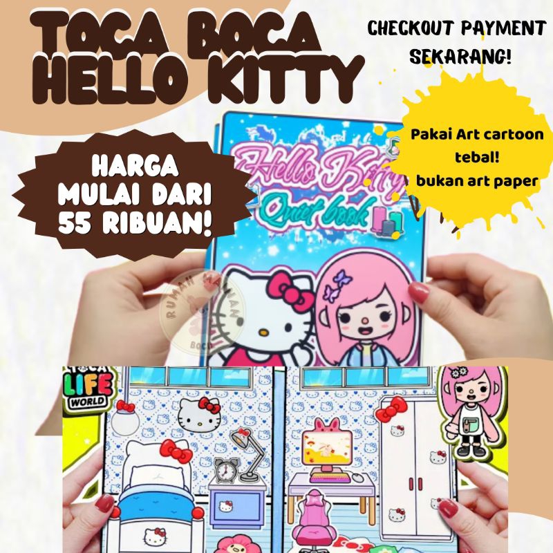 TOCA BOCA LIFE TOCA BOCA BUSY BOOK BUKU ANAK TOCA BOCA BUKU MAINAN KERTAS POP UP TOKA BOKA KERTAS MA