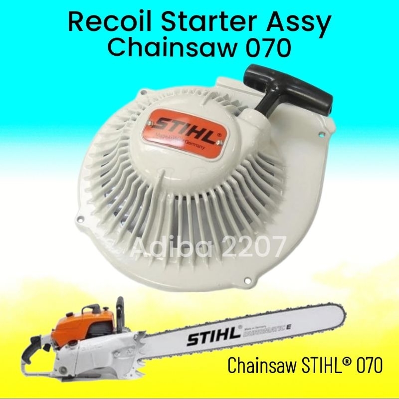 Kap engkol selahan tarikan stater senso 070 alumunium/recoil starter assy 070