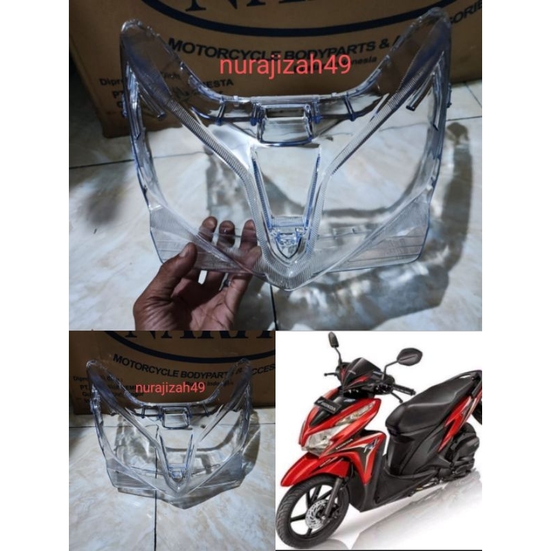 Kaca Mika Reflektor Lampu Depan Vario 125 lama Old