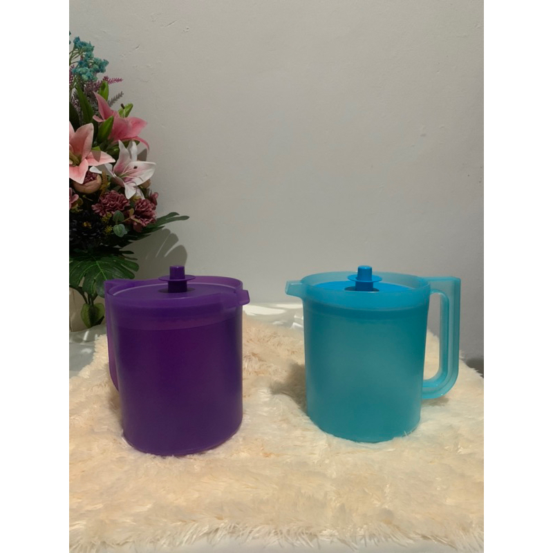 Pitcher Teko minum crystal Beverage Buddy Tupperware New