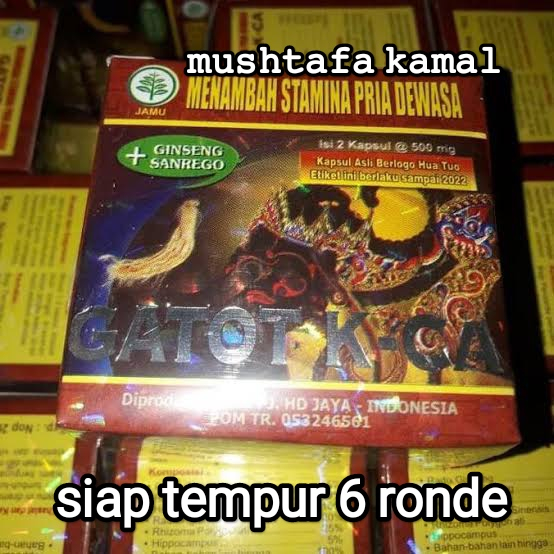 Kapsul Gatot KCA GATOTKACA KAPSUL GATOT KACA HERBAL K-ca Original 100% Jamu Obat Herbal Pria Dewasa 