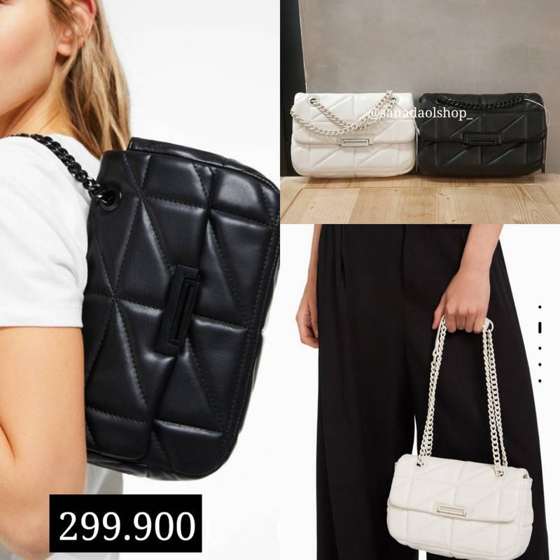 RESTOCK  Tas BERSHKA Quilted Chain Bag