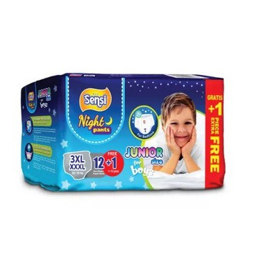 SENSI NIGHT PANTS XXXL12+1 BOY & GIRL