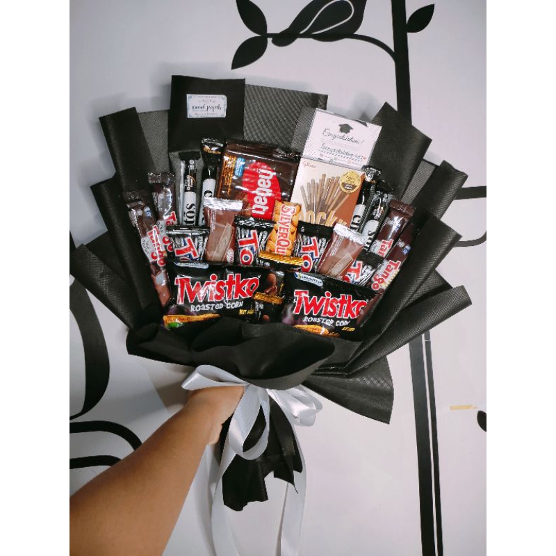 Buket Snack Request Warna Custom Bucket Jajanan Murah Snack Wisuda Snack Sidang Anniversary Ultah Se