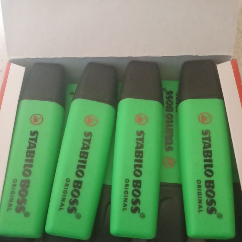 

stabilo boss original warna hijau 1 pcs