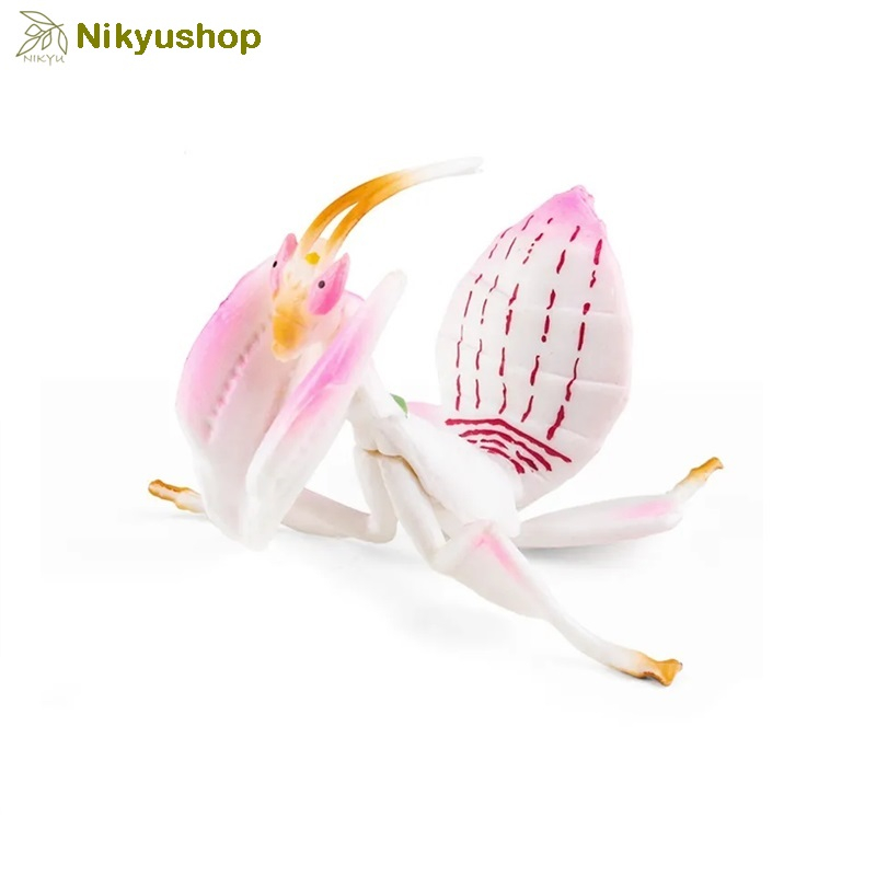 [Nikyushop] Mainan Edukasi Pajangan Hewan Serangga Belalang Anggrek Orchid Mantis