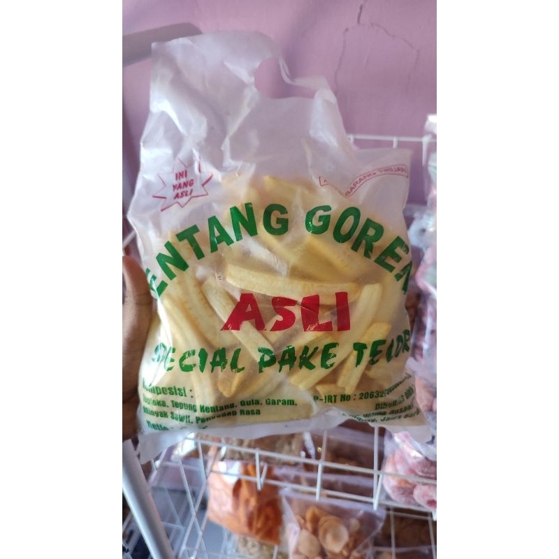 

KENTANG GORENG ASLI SPECIAL PAKE TELOR
