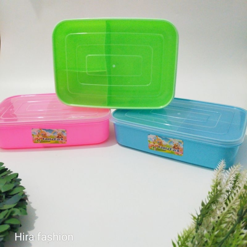 Tempat bekal plastik/bekal nasi+lauk