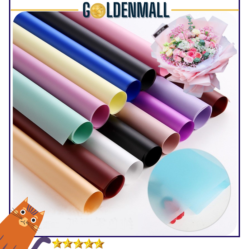 

Kertas Bunga Cellophane Paper Flower Wrap FULL COLOR Buket Waterproof 6008