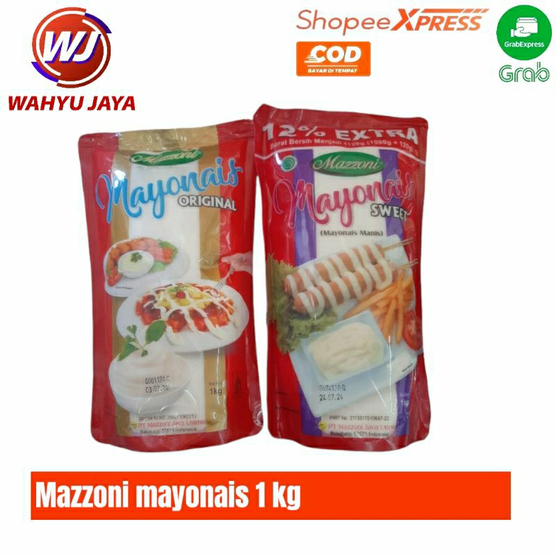 

Mazzoni mayonais original dan sweet 1 kg