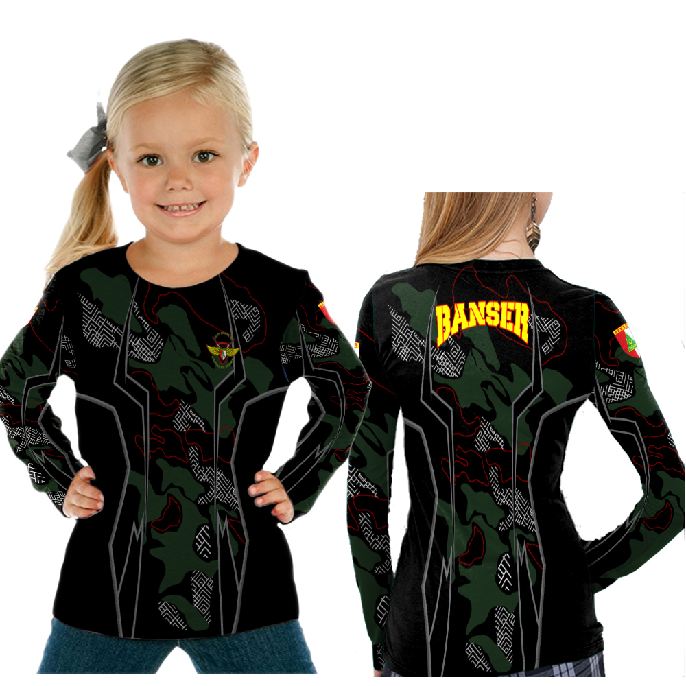 Dstore - Kaos Anak Banser Lengan Panjang Full Print
