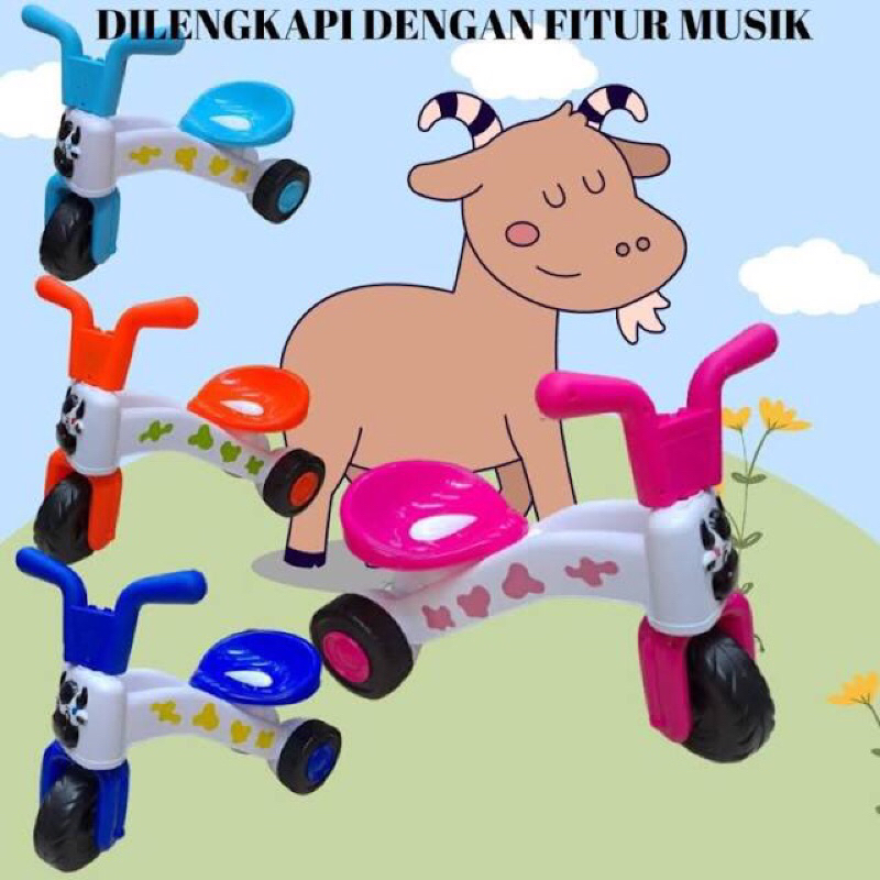 MAINAN ANAK SEPEDA SAPI FD306 / MAINAN ANAK SEPEDA SAPI MUSIK