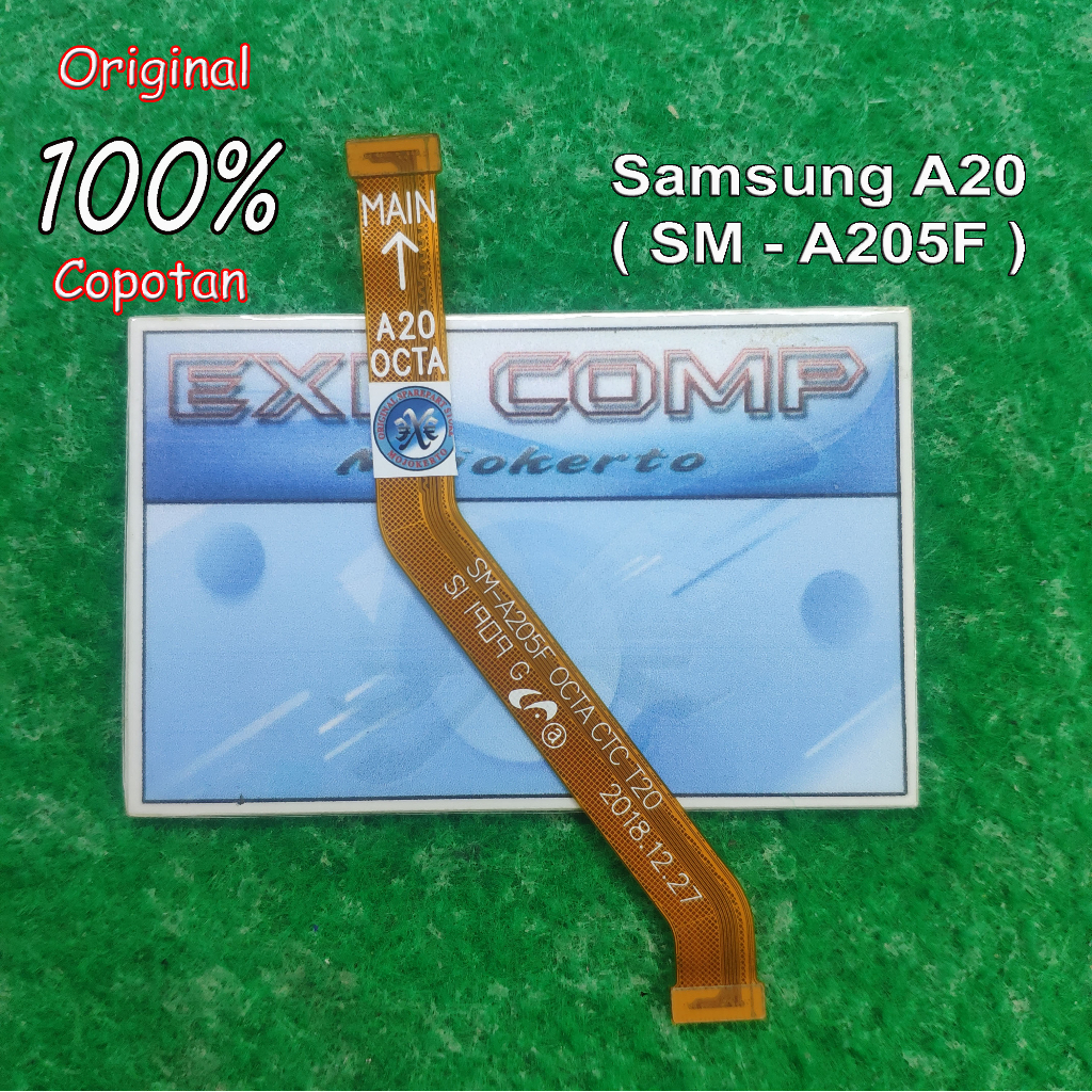 Samsung A20 A205F Fleksibel penghubung LCD flexible mesin board UI copotan - eXe Comp