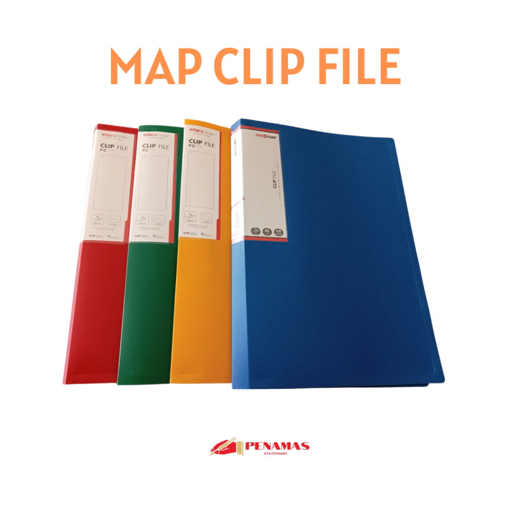 

MAP CLIP FILE / MAP JEPIT PLASTIK INTER-X