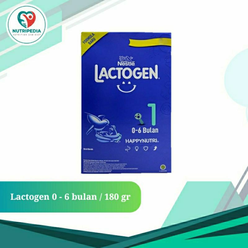 Lactogen 1 (0-6 bulan) 180 gram / Susu Formula Bayi