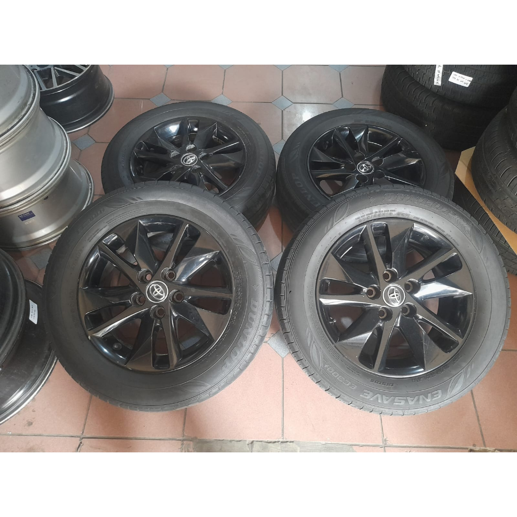 VELG BEKAS MOBIL STD REBORN RING 16 HOLE 5X114 + BAN UNTUK INOVA VENTURER REBORN