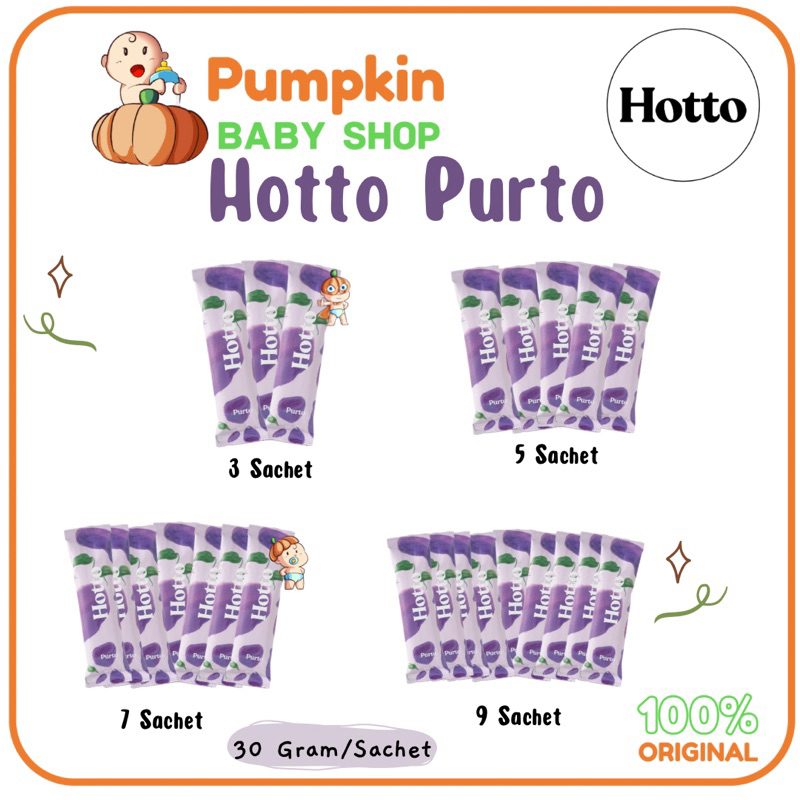 

HOTTO Purto Multigrain With Purple Potato (KHUSUS SACHET) / Hotto Purto Multigrain