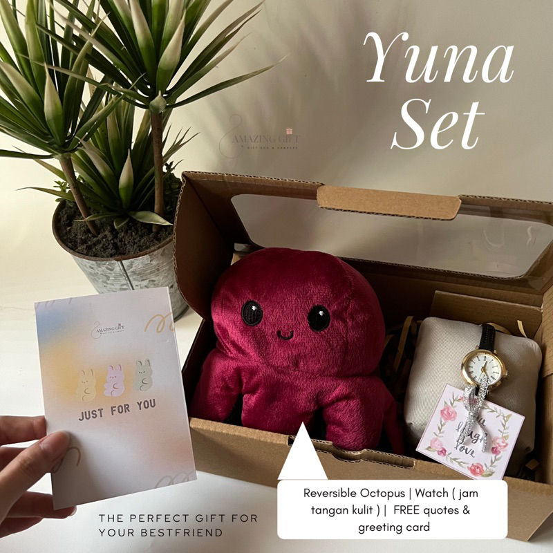 YUNA SET / Kado Jam Tangan Ulang Tahun Cewek / Hampers Cewek Ultah / Hadiah Ulang Tahun / Gift Box C