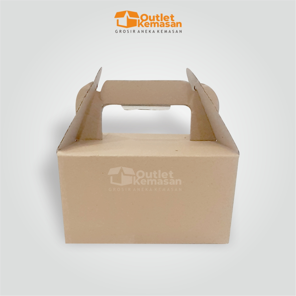 

Takeaway Box 22x13x15 | Gable Box Corrugated | Tas Tentengan Single Wall | Die Cut