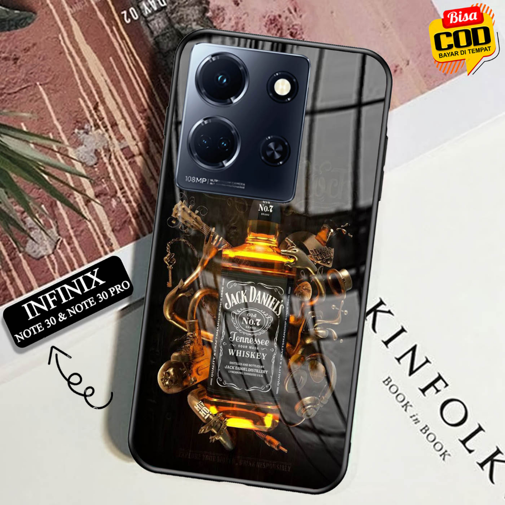 Softcase Glass Kaca INFINIX NOTE 30 & NOTE 30 PRO - Case Hp Pelindung HandphoneINFINIX NOTE 30 & NOT