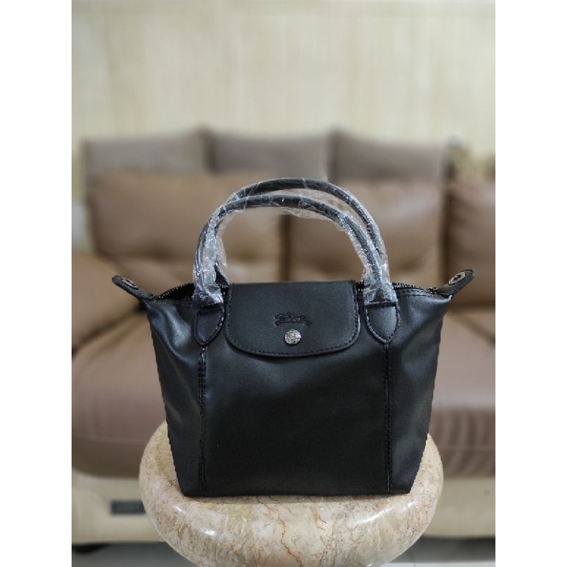 Long Champ Cuir Mini Shoulder Bag