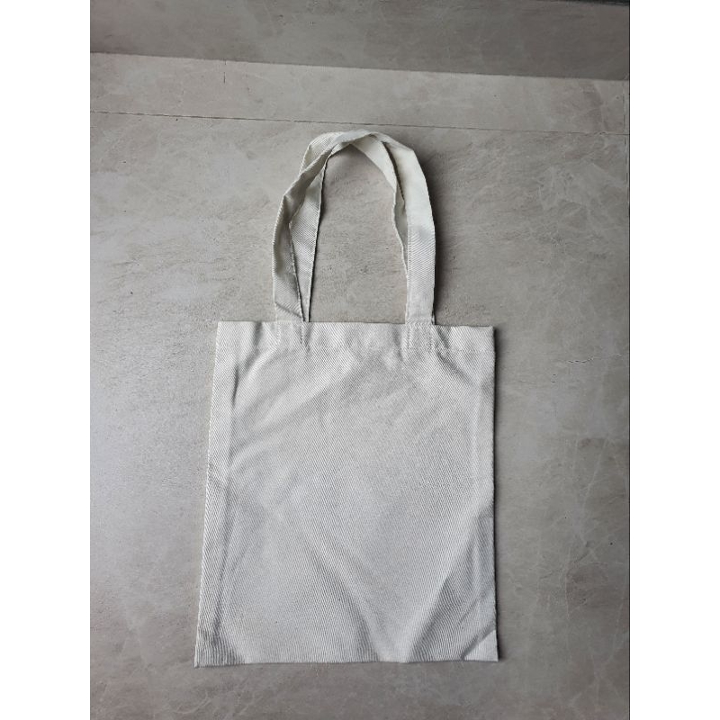Tas Mini Tote Bag Putih Polos