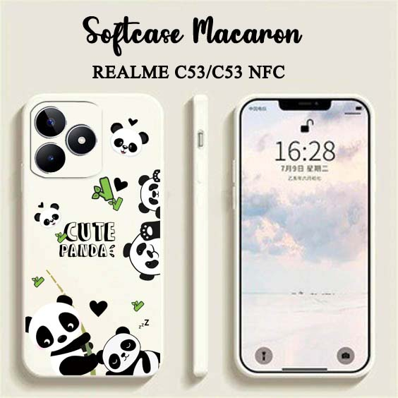 Softcase TPU Lembut Macaron [UV07] For Realme C53 Realme C53 NFC - Case HP Realme C53 Realme C53 NFC