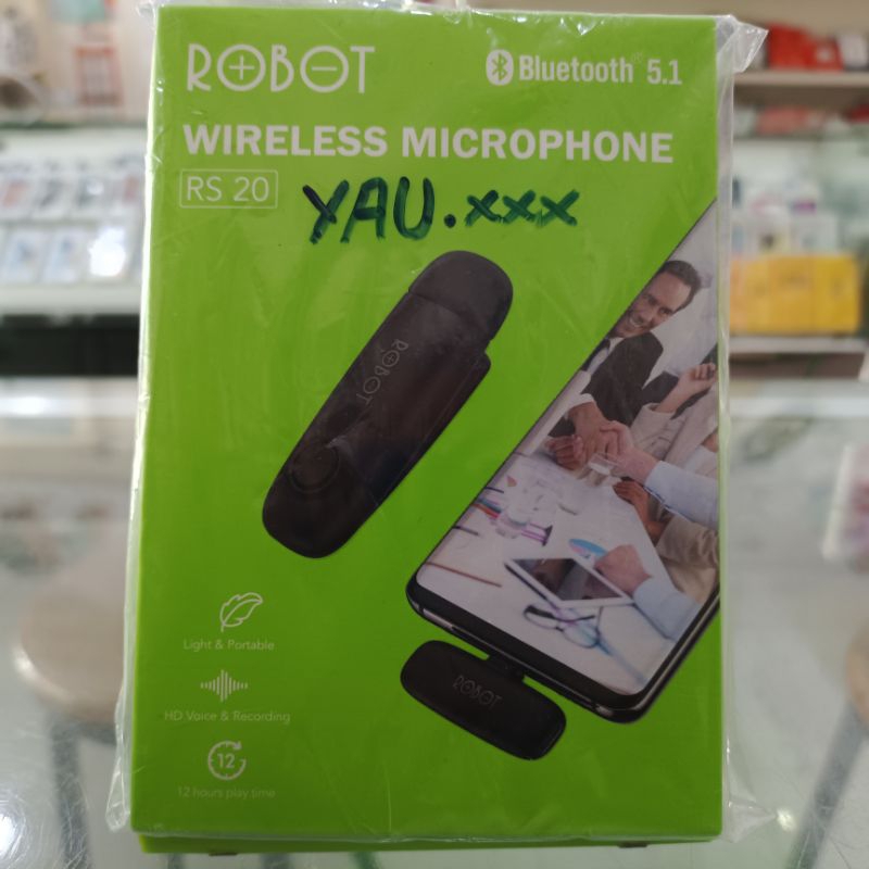 Microphone Wireless Robot RS20