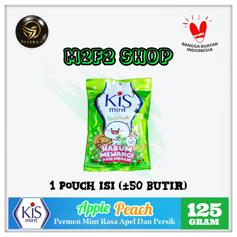 

Permen Kis Mint Rasa Apel Persik | Apple Peach - 125 gr (Kemasan Satuan)