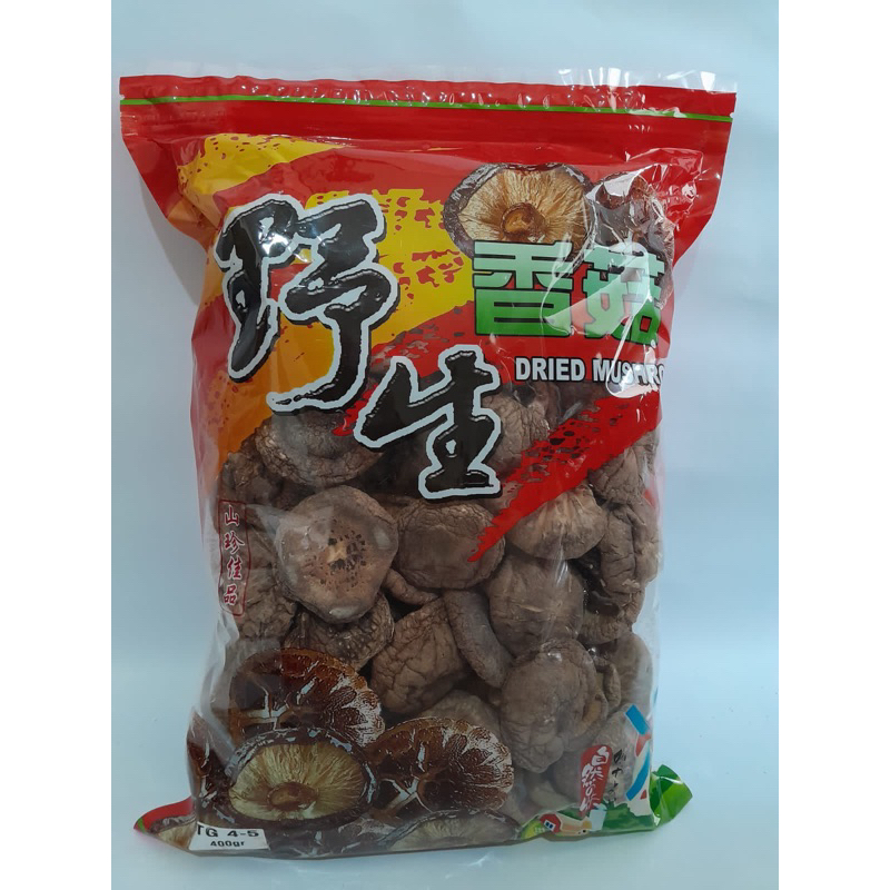 

JAMUR HIOKO PREMIUM / JAMUR KERING / DRIED MUSHROOM 400 GRAM