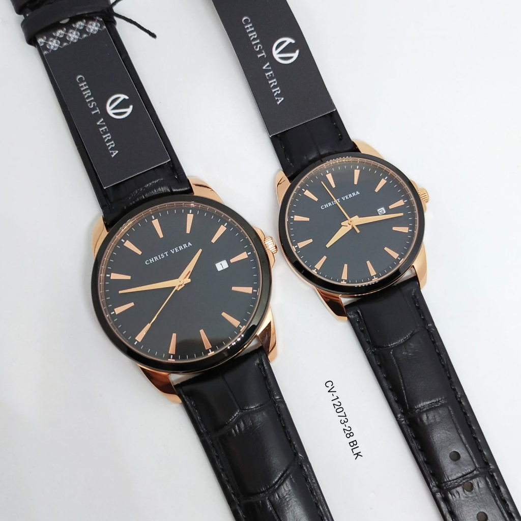Jam Tangan Original Couple Christ Verra CV-12073