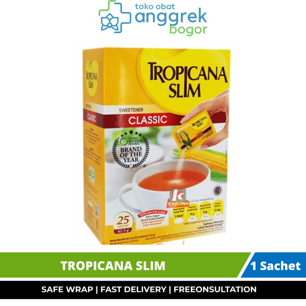 

TROPICANA SLIM CLASSIC ISI 25 SACHET