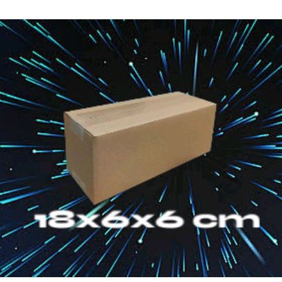 

Kardus packing box 18x6x6 cm recycle kerdus siap pakai