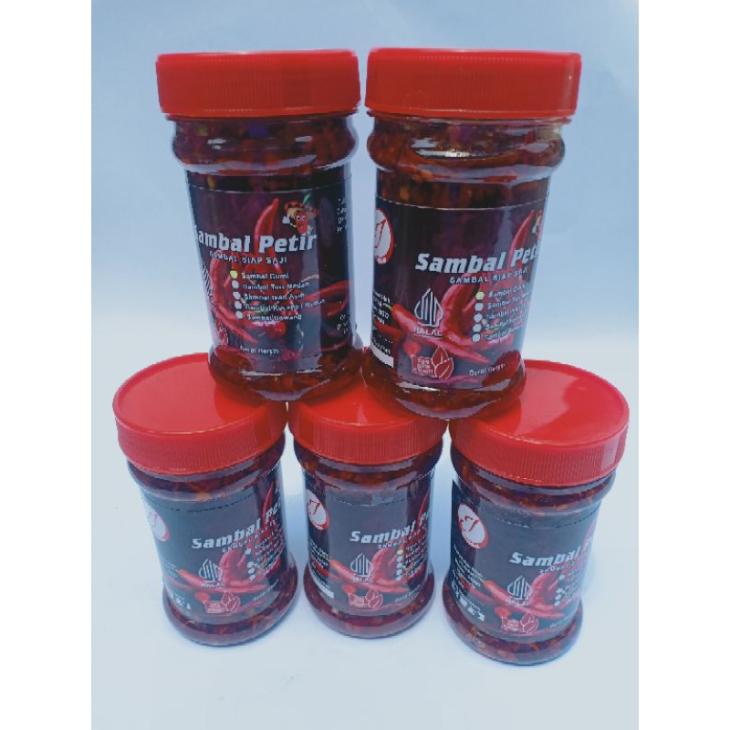 

sambal rebon/udang kecepe siap saji/sambal siap makan